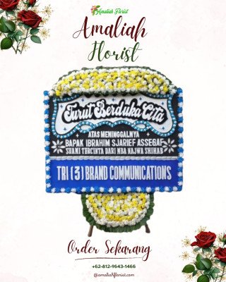 Papan Bunga Duka di Cikini