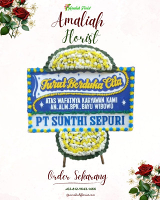 Papan Bunga Duka di Cikini
