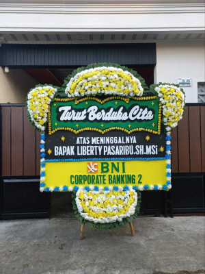 Papan Bunga Duka di Cikini
