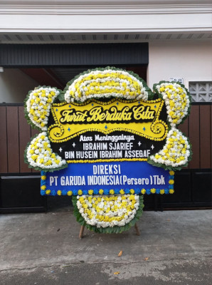 Papan Bunga Duka di Cikini
