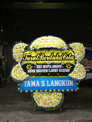 Papan Bunga Duka di Cikini