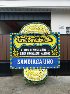 Papan Bunga Duka di Cikini